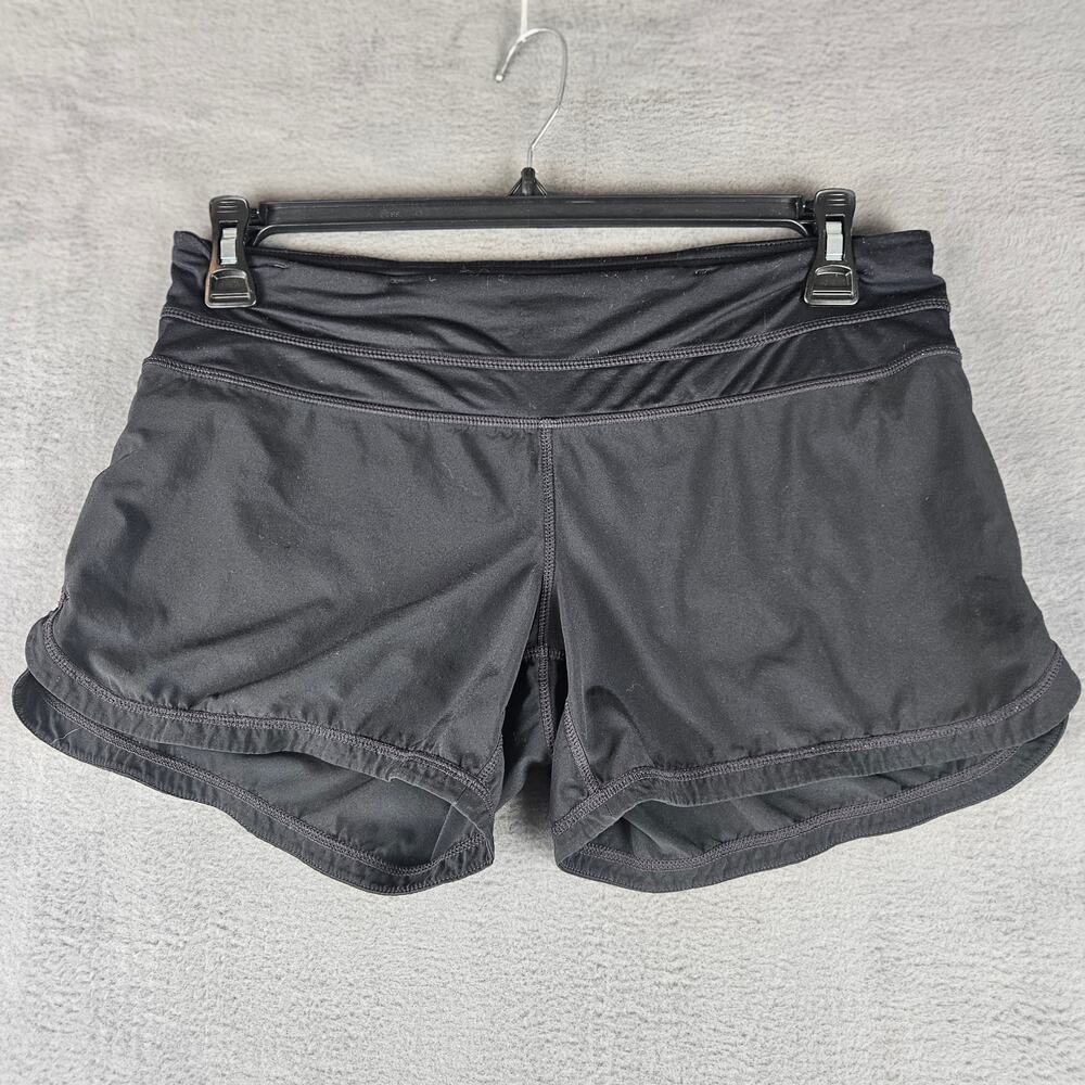 Lululemon Black Activewear Shorts Preppy Size 8